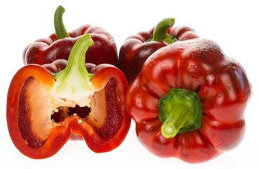 Pepper, sweet pepper, red pepper.