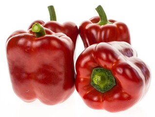 Pepper, sweet pepper, red pepper.