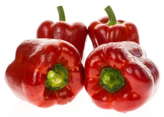 Pepper, sweet pepper, red pepper.