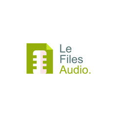 finance podcast logo design illustration