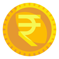 rupee flat icon