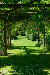 Jardin, Le Clos aux Paons, Montigny, 76, Seine Maritime