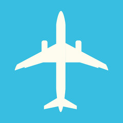 plane travel take off fly away color in vector