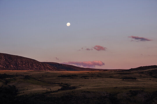Nascer da Lua + Por do Sol - Serra do Cip&oacute;, MINAS GERAIS