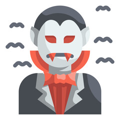 dracula flat icon