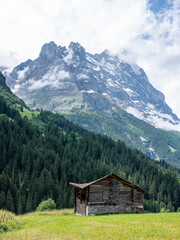 Fototapeta na wymiar Region Jungfrau bei Grindelwald