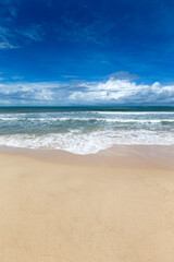 Fototapeta na wymiar beautiful beach and tropical sea
