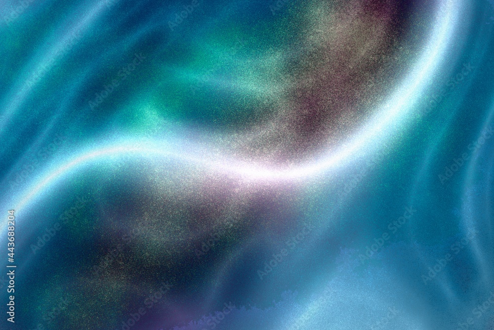 Poster abstract background with gradient, grain and beam of light, galaxy backdrop