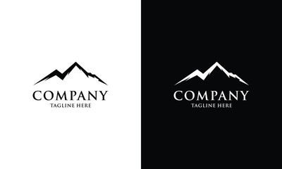Mountain Logo Design Template Inspiration