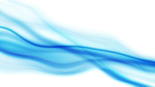 Abstract blue lines loop