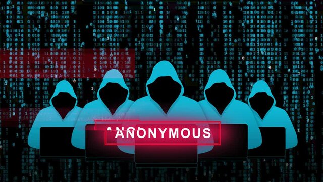 Hackers in a hoodie background
