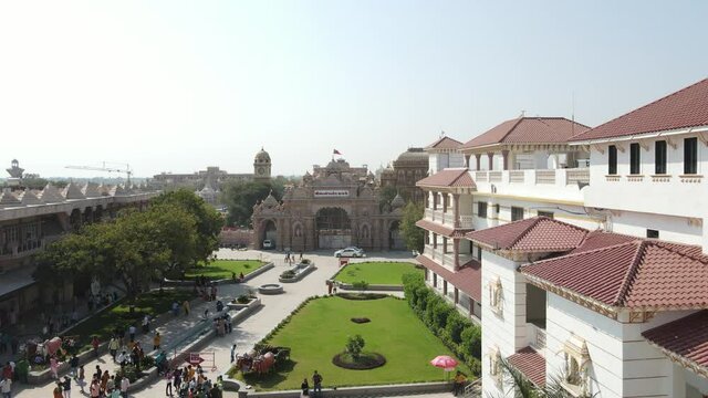 aerial shot of Sarangpur Hanumanji mandir