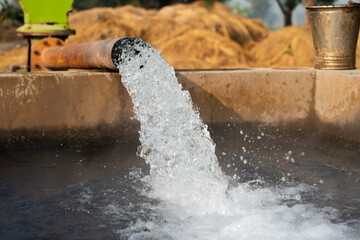 Turbine Pump, Field Irrigation system in Pakpattan District, Punjab, Pakistan