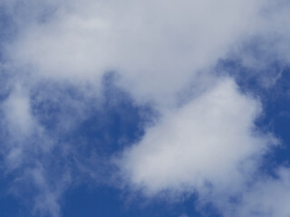 Blue sky background with clouds