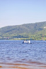 boat on the river