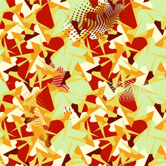 urban abstract seamless pattern with geometry shapes for your design ideas