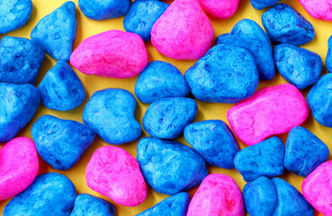 red and blue pebbles background