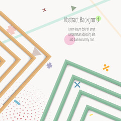 Abstract background with line and geometric design