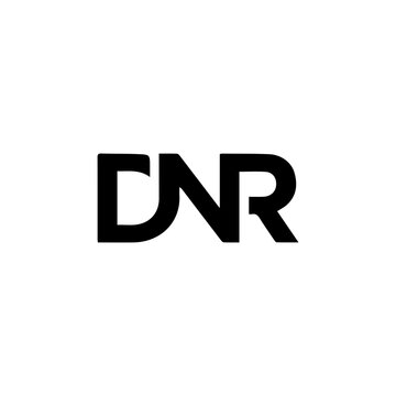 D, N, R letters vector logo design.
