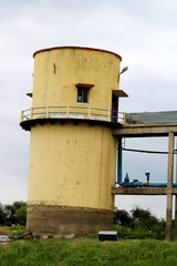 Jackwell pump house in Kolhar (Vijayapura), which supplies the waters of the Krishna River to nearby villages.