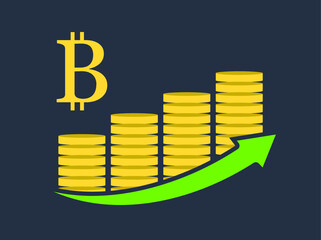 Investment growth, bitcoin cryptocurrencies