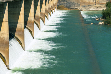 water released from hydroelectric power station.