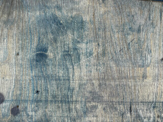 old, dirty, rustic, blue painted wood texture or background. Wooden surface.