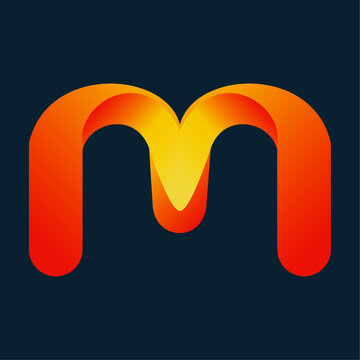 logo inisial m