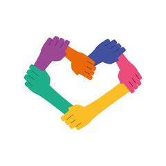 Obraz premium hands shaped heart