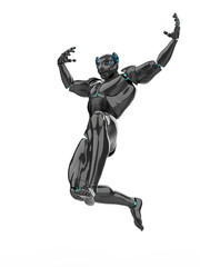 cyber tiger in is jumping