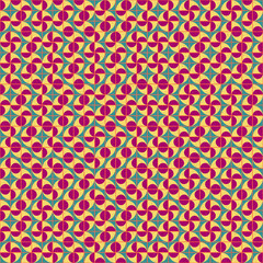 Abstract Geometric Pattern generative computational art illustration