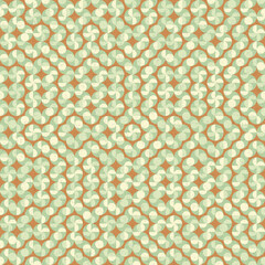 Abstract Geometric Pattern generative computational art illustration