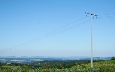 Infrastruktur Stromversorgung Stromleitung