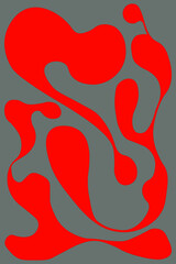 Wavy Organic Graphic Shapes