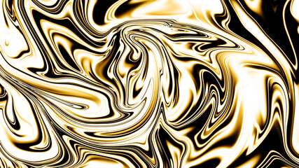 Gold Dark Liquid Background 2
