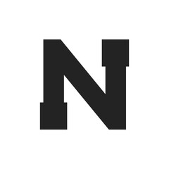 Letter N Construction Service and Architecture Logo Template Illustration Design