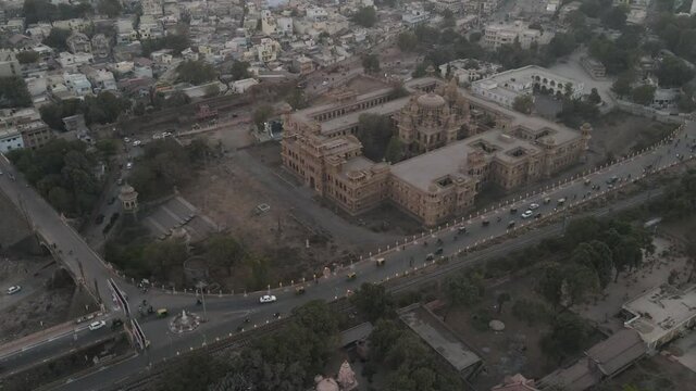 Aerial view of Morbi city