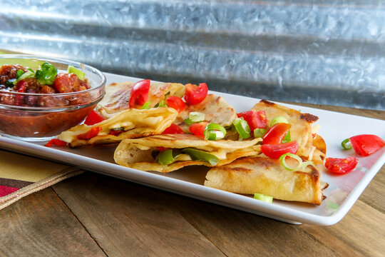 Vegetarian Mexican Cheese Quesadillas