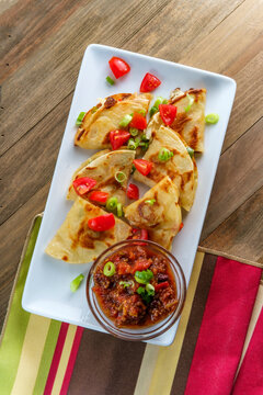 Vegetarian Mexican Cheese Quesadillas