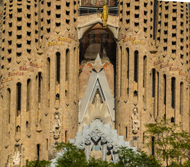 Passion Facade of  The Basilica Sagrada Familia