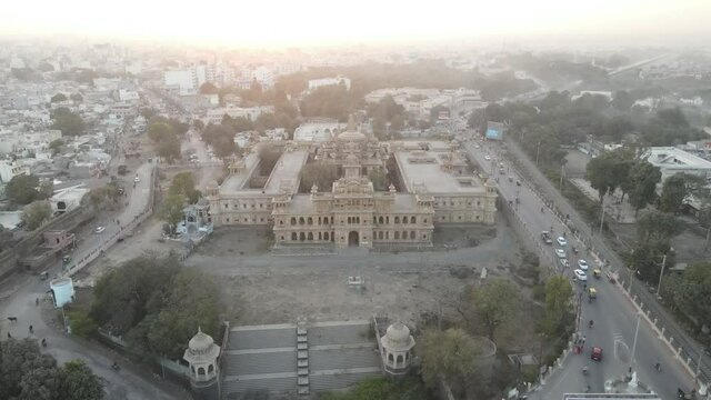 Aerial view of Morbi city