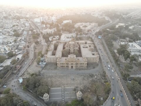 Aerial view of Morbi city