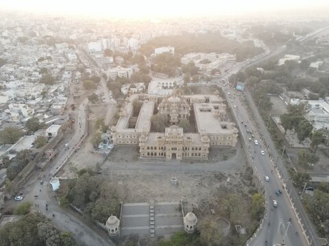 Aerial view of Morbi city
