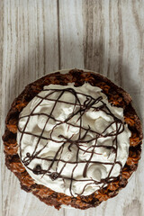 brownie de chocolate crema y dulce de leche!!!