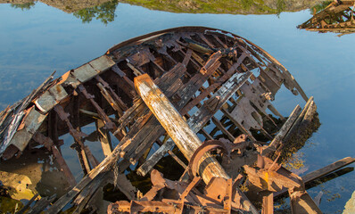 Ship, old, sunk,