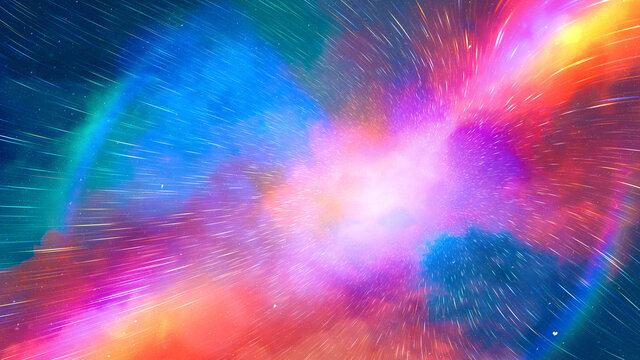 speed in motion colorful galaxy star nebula space in purple pink blue