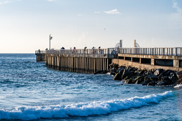 pier in the sea