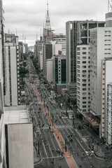 Urban Paulista Avenue São Paulo City Brazil