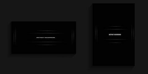 Premium dark background with elegant lines and shadows in the center, squares and lines on the right and left