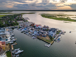 Aerial Drone of Ocean City New Jersey 